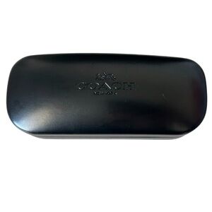 Coach Glossy Black Eyeglass Case